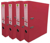 Techmakro Carpeta con Arillo KITCARP4VN, para 650 Hojas de Tamaño Carta, 4 Piezas