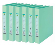 Techmakro Carpeta con Arillo KITCARP6-1VD, para 250 Hojas de Tamaño Carta, 6 Piezas