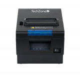 TechZone TZBE202 Impresora de Tickets, Térmico, 203DPI, USB, Serial, RJ-11, Negro