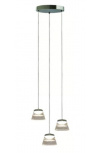 Tecnolite Lámpara LED para Techo Mazala, Interiores, Luz Cálida, 15.5W, 1500 Lúmenes, Cromo, para Casa