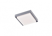 Tecnolite Lámpara LED Plafon para Techo Okab II, Interiores, Luz Suave Cálida, 24W, 1400 Lúmenes, Plata, para Casa