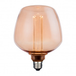 Tecnolite Foco Vintage Regulable LED, Luz Suave Cálida, Base E27, 3.5W, 120 Lúmenes, Ámbar