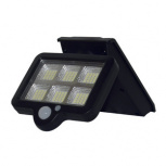 Tecnolite Lámpara LED Solar para Pared con Sensor de Movimiento, Luz de Día, 3W, 350 Lúmenes, Negro, para Casa