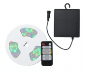 Tecnolite Tira de Luces LED Multicolor 4DTIRSOLLEDRGBDC10, Regulable, 10 Metros, 4W