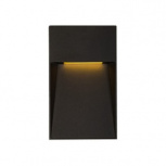 Tecnolite Lámpara LED para Sobreponer, Exterior, Luz Suave Cálida, 5W, 200 Lúmenes, Negro, para Casa