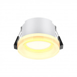 Tecnolite Lámpara Downlight LED para Techo Empotrable Alderami III, Interiores, Luz Blanca Ajustable, 5W, 500 Lúmenes, Negro/Blanco, para Casa