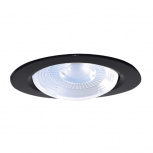 Tecnolite Lámpara LED para Techo Empotrable Regulus, Interiores, Luz de Día, 7W, 500 Lúmenes, Negro