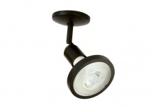 Tecnolite Lámpara Spot para Techo Dirigible Breme I, Interiores, hasta 90W, Base E27, Negro, para Casa - No Incluye Foco