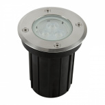 Tecnolite Lámpara LED para Techo Empotrable Dijon, Exteriores, Luz de Colores, 3W, Plata