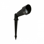 Tecnolite Reflector con Estaca Bilbao III, Base GX5.3, Negro - No Incluye Foco