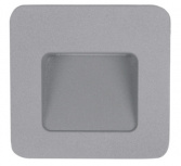 Tecnolite Lámpara LED para Pared Bharani, Exteriores, Luz Cálida, 2W, 50 Lúmenes, Plata, para Casa