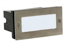 Tecnolite Lámpara LED para Pared Cerdeña I, Exteriores, Luz Cálida, 0.6W, 4 Lúmenes, Plata, para Casa