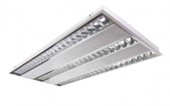 Tecnolite Lámpara para Techo Empotrable Flour, Interiores, Luz Blanca Neutra, Base G5, 84W, 7000 Lúmenes, Blanco,