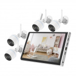 Tecnolite Kit de Videovigilancia NVR4CVCDTCW de 4 Cámaras, WiFi, con NVR
