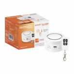 Tecnolite Control Remoto de 4 Botones, Inalámbrico/Wi-Fi, Blanco, con Alarma Inteligente