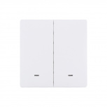 Tecnolite Interruptor de Luz Inteligente Gleam II, 2 Botones, Blanco, Requiere Creator II