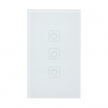 Tecnolite Interruptor de Luz Inteligente Creator III, 3 Botones, Wi-Fi, Blanco