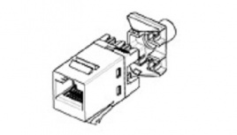 TE Connectivity Jack de Red Cat5e UTP, RJ-45, 1 Pieza