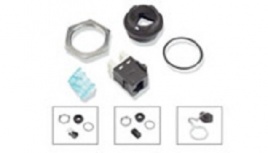 TE Connectivity Kit Jack con Tapa de Polvo, Tether, Eseal, Negro