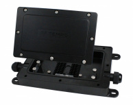 Tempo Cierre de Empalme para Fibra Óptica DFE100, 34 x 25.5 x 12cm, Negro