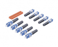 Tempo Conector Monomodo SC/UPC, Negro/Azul/Blanco, 10 Piezas