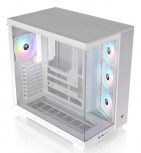 Gabinete Thermaltake View 380 XL TG ARGB Snow, Midi-Tower, ATX/Micro-ATX/Mini-ITX, USB 3.0, sin Fuente, 4 Ventiladores Instalados, Blanco image