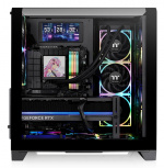 Gabinete Thermaltake View 390 Air, Midi-Tower, ATX/Micro-ATX/Mini-ITX, USB 3.0, sin Fuente, 2 Ventiladores Instalados, Negro image