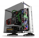 Gabinete Thermaltake Core P3 TG Snow, Midi-Tower, ATX/Micro-ATX/Mini-ITX, USB 2.0/3.0, sin Fuente, sin Ventiladores Instalados, Blanco image