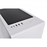 Gabinete Thermaltake S100 TG Snow, Micro-Tower, Micro-ATX/Mini-ITX, USB 2.0/3.0, sin Fuente, 1 Ventilador Instalado, Blanco image