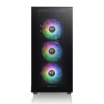 Gabinete Thermaltake Divider 300 TG ARGB, Midi-Tower, ATX/Micro-ATX/Mini-ITX, USB 3.0, sin Fuente, 4 Ventiladores Instalados, Negro - Imagen adicional 1