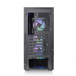 Gabinete Thermaltake S200 TG ARGB, Midi-Tower, ATX/Micro-ATX/Mini-ITX, USB 3.0, sin Fuente, 3 Ventiladores Instalados, Negro image