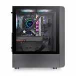Gabinete Thermaltake S200 TG ARGB, Midi-Tower, ATX/Micro-ATX/Mini-ITX, USB 3.0, sin Fuente, 3 Ventiladores Instalados, Negro image
