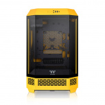 Gabinete Thermaltake The Tower 300 con Ventana, Micro-Tower, Mini-ITX/Micro ATX, USB 3.1, sin Fuente, 2 Ventiladores Instalados, Amarillo - Imagen adicional 1