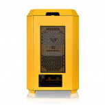 Gabinete Thermaltake The Tower 300 con Ventana, Micro-Tower, Mini-ITX/Micro ATX, USB 3.1, sin Fuente, 2 Ventiladores Instalados, Amarillo - Imagen adicional 3
