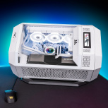 Gabinete Thermaltake The Tower 300, Micro-Tower, Micro-ATX/Mini-ITX, USB 3.0, sin Fuente, 2 Ventiladores Instalados, Blanco image