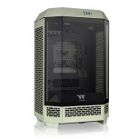 Gabinete Thermaltake The Tower 300, Micro-Tower, Micro-ATX/Mini-ITX, USB 3.0, sin Fuente, 2 Ventiladores Instalados, Verde image
