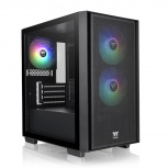 Gabinete Thermaltake Versa H16 TG ARGB, Micro-Tower, Micro-ATX/Mini-ITX, USB 2.0/3.0, sin Fuente, 3 Ventiladores Instalados, Negro image