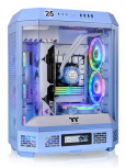 Gabinete Thermaltake Tower 600, Midi-Tower, ATX/Micro-ATX/Mini-ITX, USB 2.0/3.0, sin Fuente, 2 Ventiladores Instalados, Azul