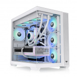 Gabinete Thermaltake View 380 TG ARGB, Midi-Tower, ATX/Micro-ATX/Mini-ITX, USB 3.0, sin Fuente, 4 Ventiladores Instalados, Blanco image