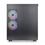 Gabinete Thermaltake View 170 TG ARGB, Micro-Tower, Micro-ATX/Mini-ITX, USB 3.0, sin Fuente, 3 Ventiladores Instalados, Negro image