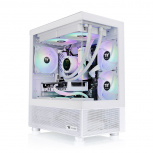 Gabinete Thermaltake View 170 TG ARGB, Micro-Tower, Micro-ATX/Mini-ITX, USB 3.0, sin Fuente, 3 Ventiladores Instalados, Blanco image