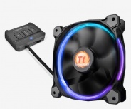 Ventilador Thermaltake Riing 14 LED RGB 256 Colores, 140mm, 800-1400RPM, Negro image