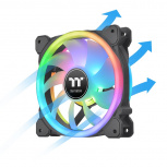 Ventilador Thermaltake Swafan 12 RGB, 3x 120mm, 2000RPM, RGB, Negro  image