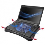 Thermaltake Massive V20 para Laptops 10''-17'', con Ventilador de 800RPM, Negro image