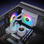 Thermaltake TH120 V2 ARGB Sync Snow Enfriamiento Líquido para CPU, 1x 120mm, hasta 2000RPM, Blanco image