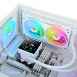Thermaltake TH240-S V3 ARGB Sync Enfriamiento Líquido para CPU, 2x 120mm, hasta 1500RPM, Blanco - Imagen adicional 4