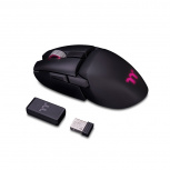 Mouse Gamer Ergonómico Thermaltake ARGENT M5 Wireless RGB, Inalámbrico, Óptico, 16.000DPI, RF Wireless/Bluetooth/USB-A, Negro image
