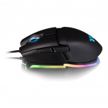 Mouse Gamer Ergonómico Thermaltake ARGENT M5 RGB, Alámbrico, Óptico, 16.000DPI, USB-A, Negro image