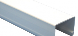 Thorsman Canaleta de PVC, 2.5 Metros, Blanco