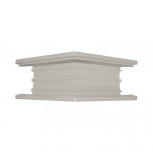 Thorsman Esquina Exterior de PVC para Canaleta TEK-100-M, Blanco